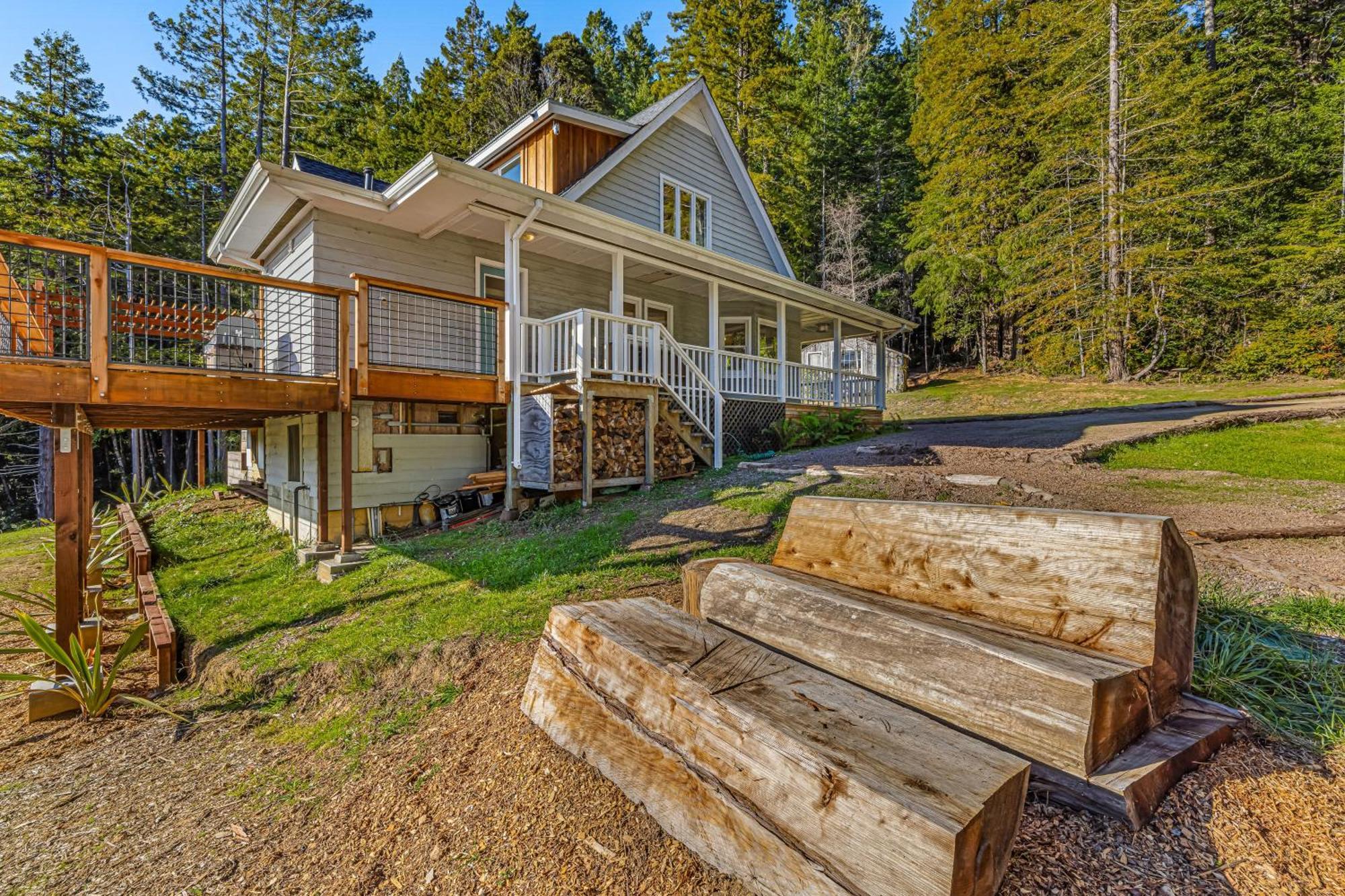 Mendocino Redwood Retreat - Vista Home Albion Eksteriør billede